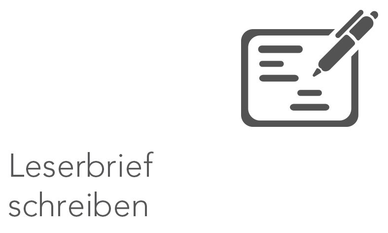 Leserbrief schreiben
